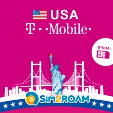 【E-sim】T-mobile Prepaid daily-Unlimited 4G/5G Data, Calls, Texts USA/Canada/Mexico
