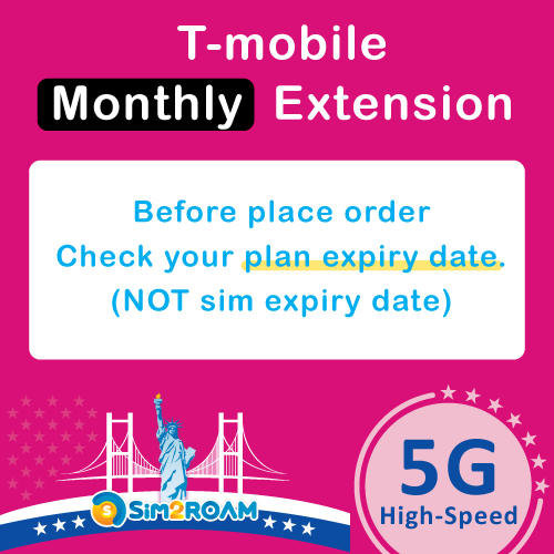 Recharge -  T-mobile USA 21, 28 days or 58 days (not for daily extension)