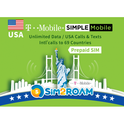 Recharge -  T Mobile SIMPLE Mobile USA Monthly Plan