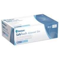 Medicom Nitrile Exam Gloves Blue Large Size Power Free Latex Free 100pcs Safetouch Advanced Slim 1175D